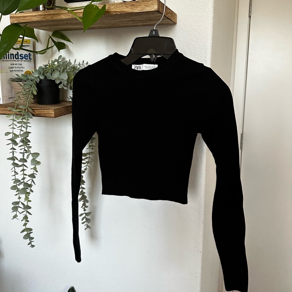 Zara cropped sweater